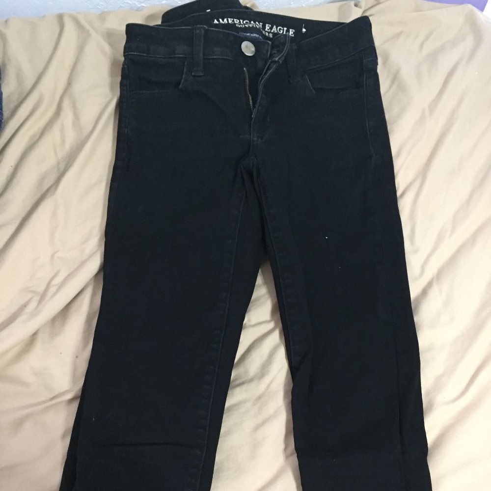 American Eagle Black Jegging